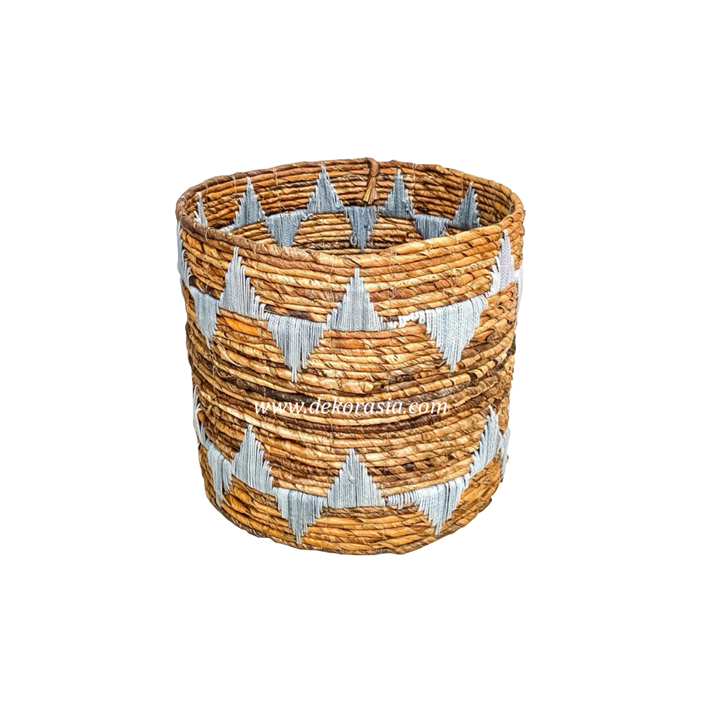 High Quality Round Woven Natural Storage Basket, Banana Basket (Set 2)